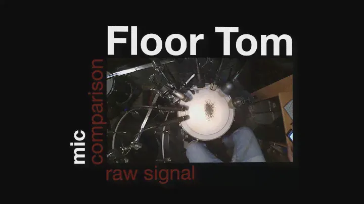 #5 FLOOR TOM MIC COMPARISON: Akg, Samson, Shure, T.bone, Beyerdynamic