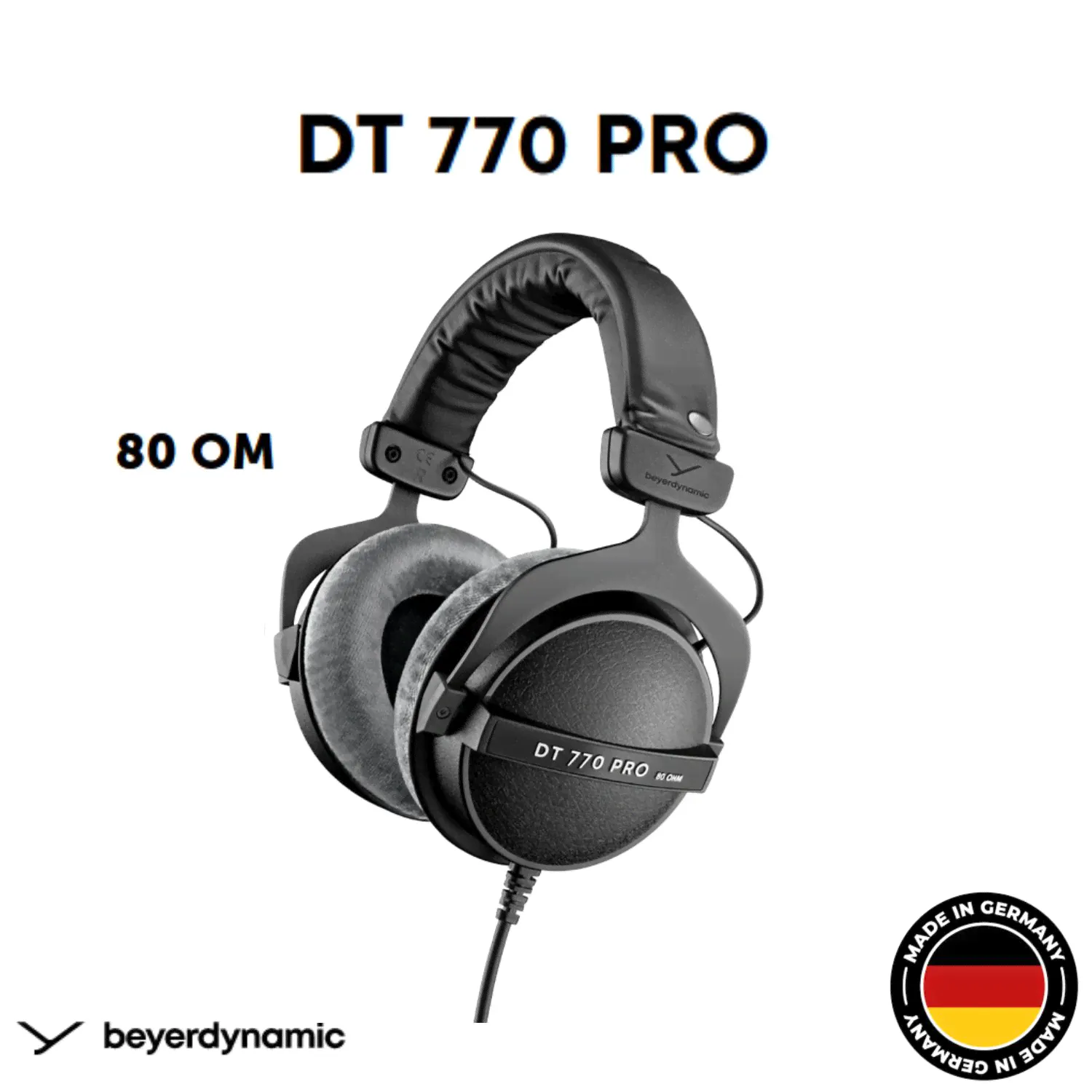 DT 770 PRO (80 ohm) Студийные наушники закрытого типа Beyerdynamic