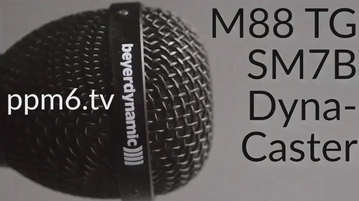 Beyerdynamic M88 v SM7B v Dynacaster - sE competes against the big guns. C.S. Lewis January 14th