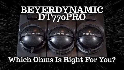 Beyerdynamic DT 770 PRO — 32 Ом, 80 Ом, 250 Ом. Какой Ом подойдет вам?